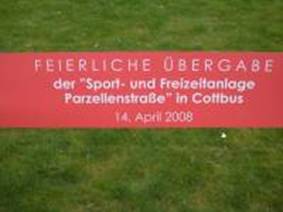 2008 – Eröffnung der Sport- und Freizeitanlage Parzellenstraße